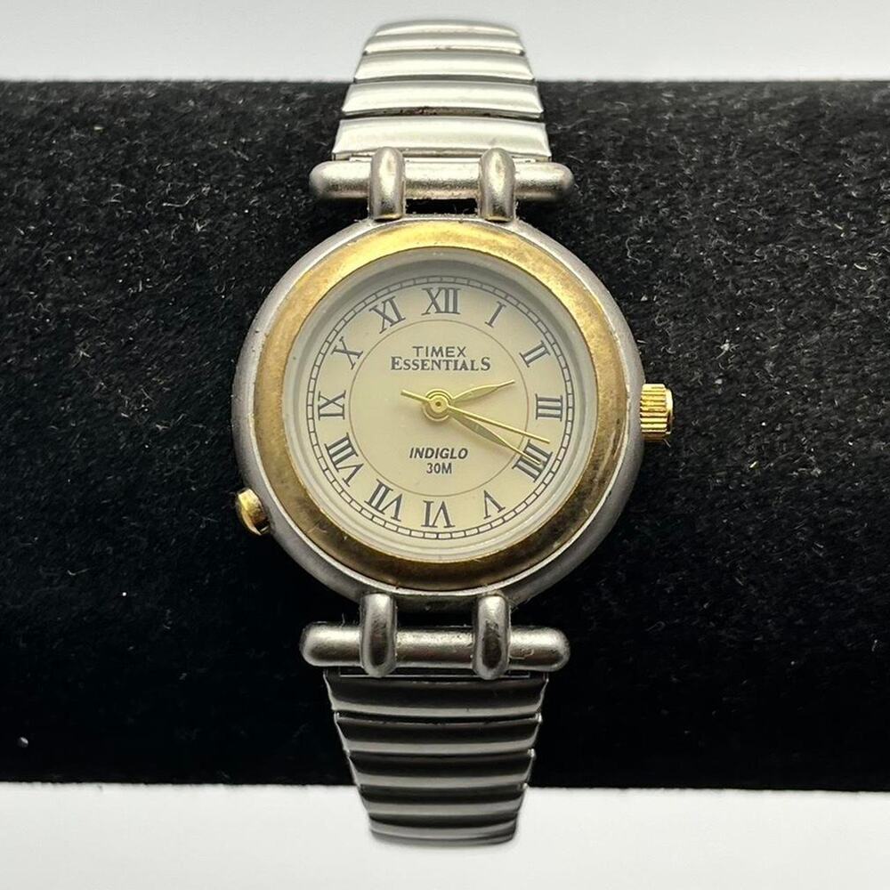 Vintage gold timex watch